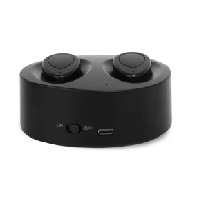 Écouteurs wireless. Noir